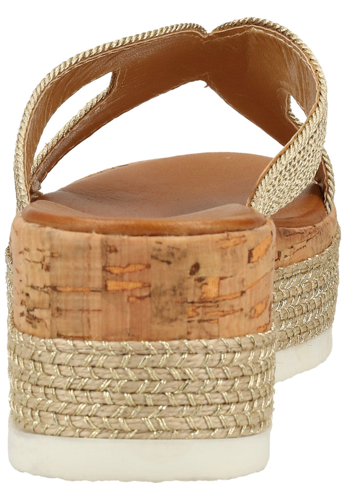Inuovo Pantoletten Textil Gold - surf4shoes