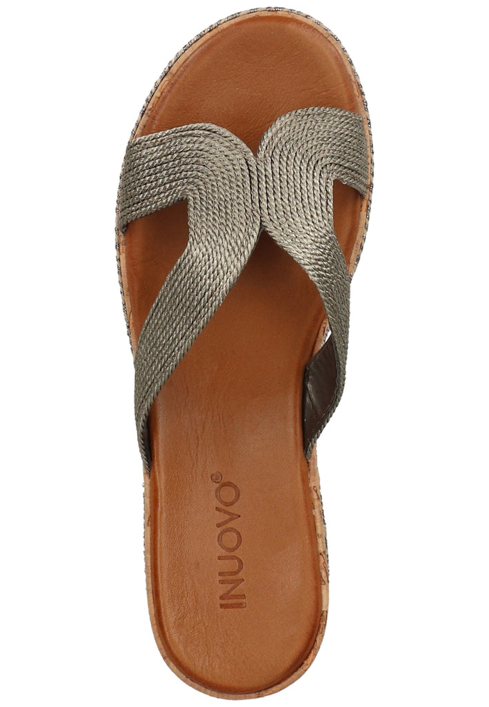 Inuovo Pantoletten Textil Pewter - surf4shoes