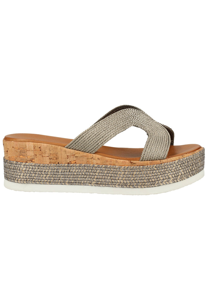 Inuovo Pantoletten Textil Pewter - surf4shoes