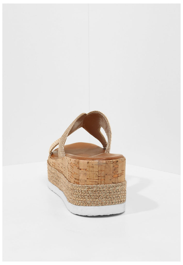 Inuovo Pantoletten Textil Rosegold - surf4shoes