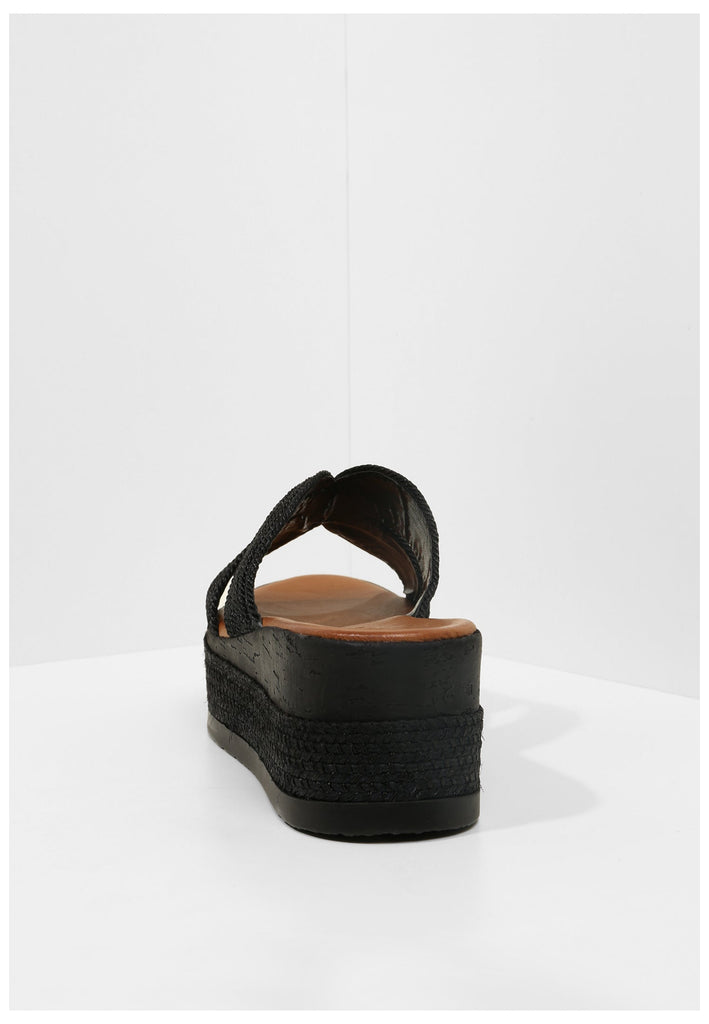 Inuovo Pantoletten Textil Schwarz - surf4shoes