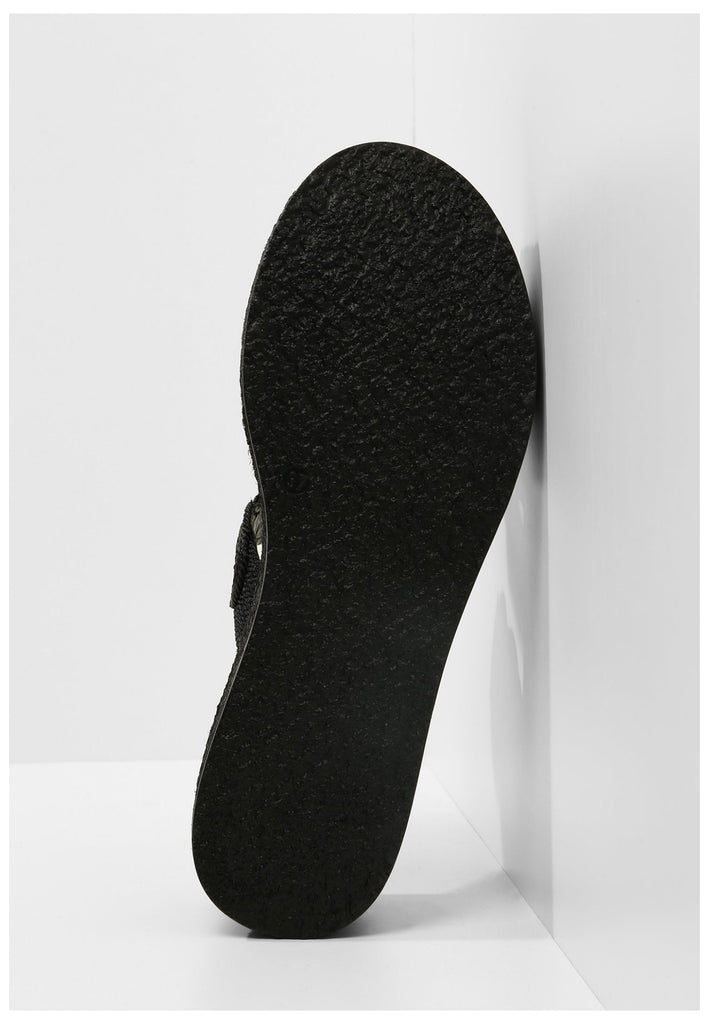 Inuovo Pantoletten Textil Schwarz - surf4shoes