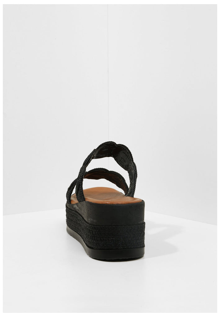 Inuovo Pantoletten Textil Schwarz - surf4shoes