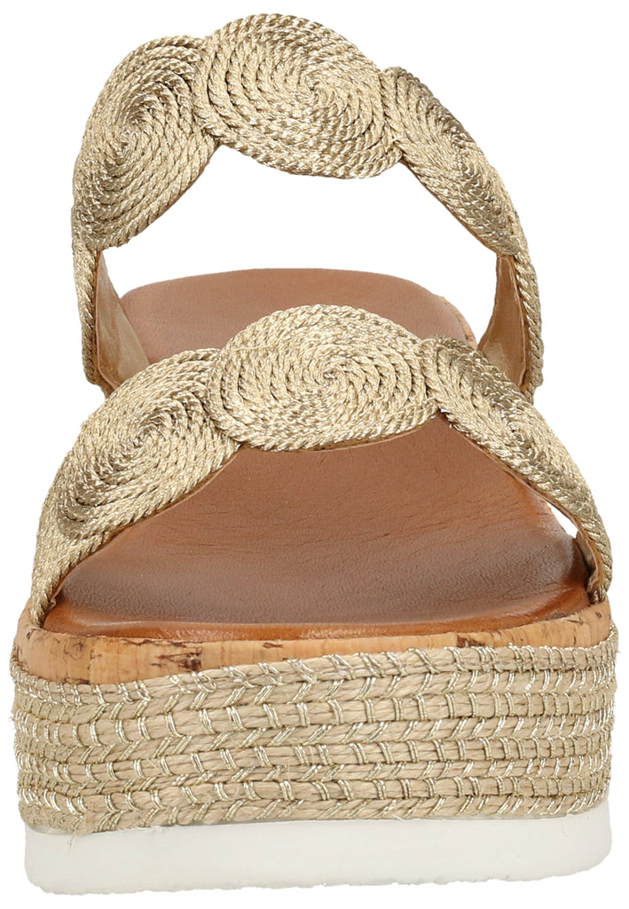 Inuovo Pantoletten Textil Gold - surf4shoes