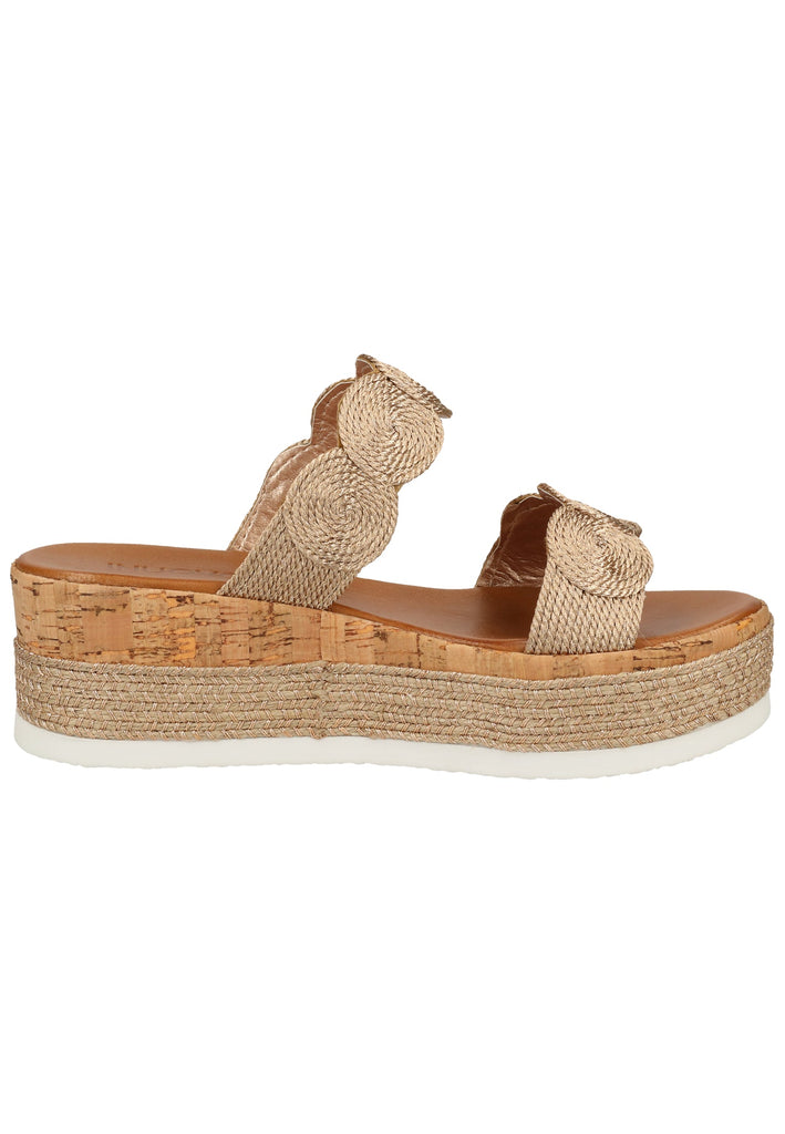 Inuovo Pantoletten Textil Rosegold - surf4shoes