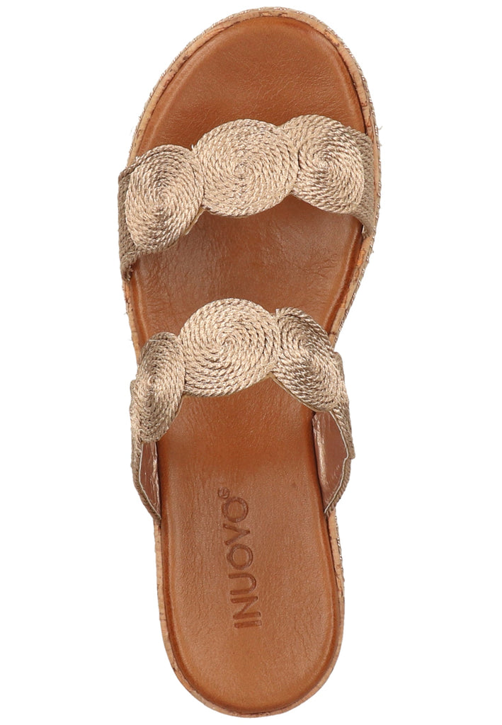 Inuovo Pantoletten Textil Rosegold - surf4shoes