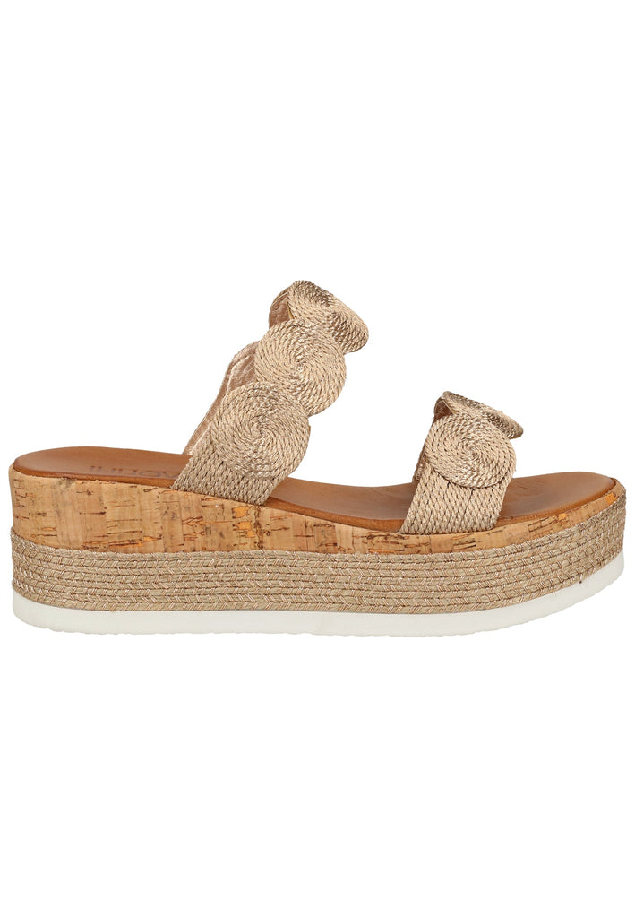 Inuovo Pantoletten Textil Rosegold - surf4shoes