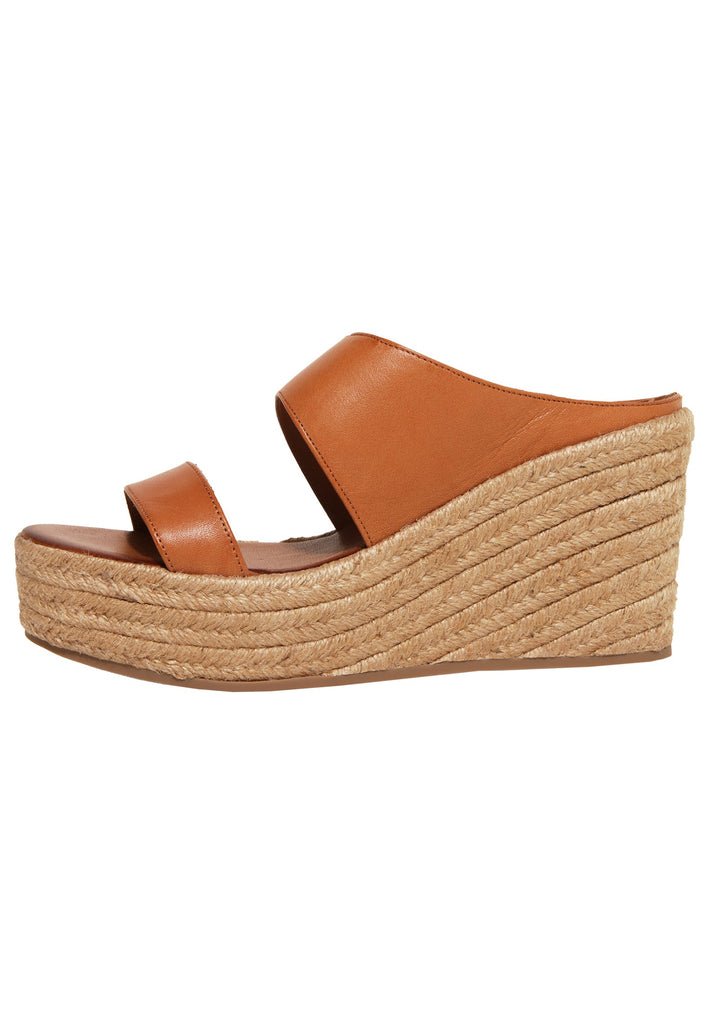 Inuovo Pantoletten Leder Mittelbraun - surf4shoes