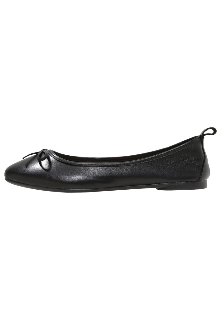 Inuovo Ballerinas Leder Schwarz - surf4shoes