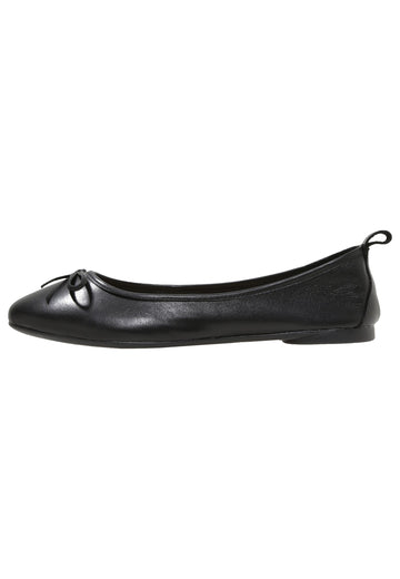 Inuovo Ballerinas Leder Schwarz - surf4shoes