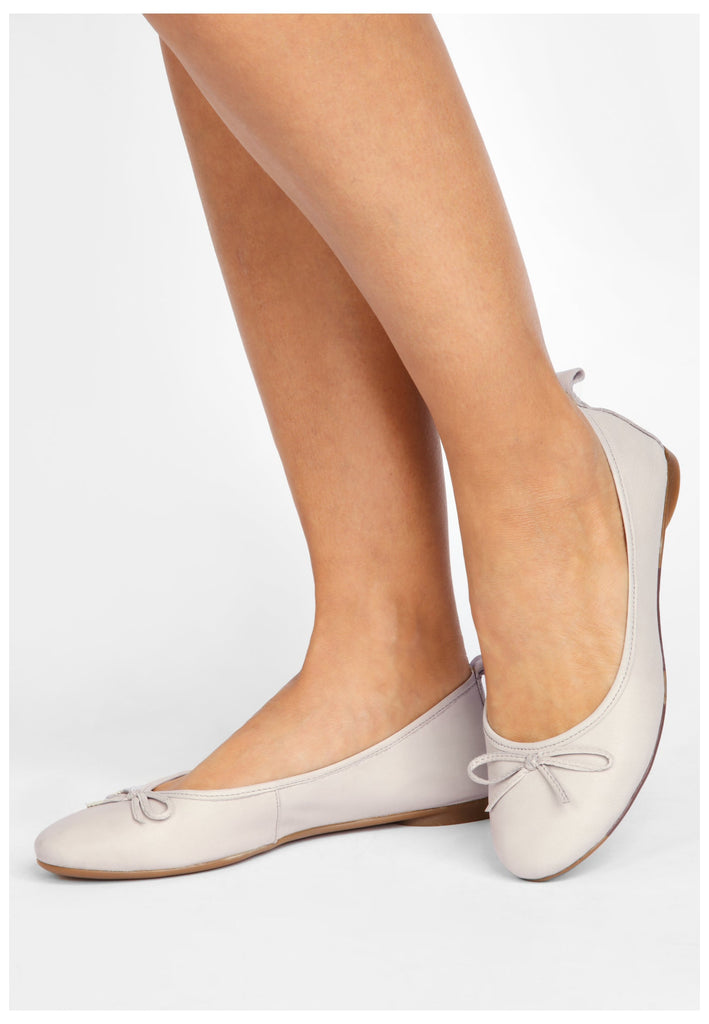 Inuovo Ballerinas Leder Beige - surf4shoes
