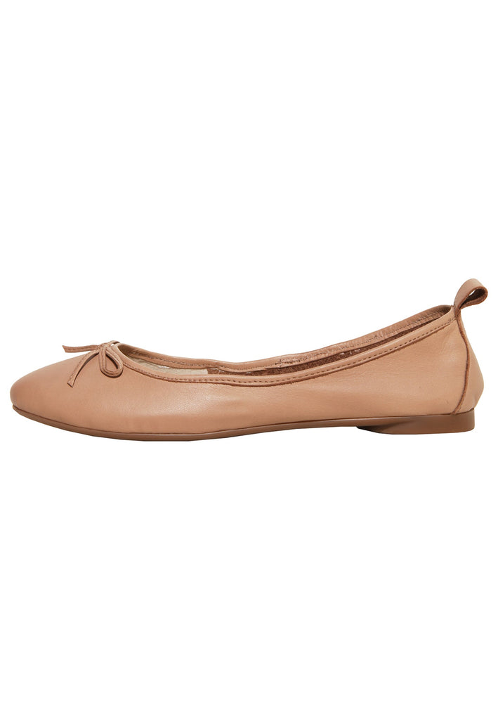 Inuovo Ballerinas Leder Hellbraun - surf4shoes