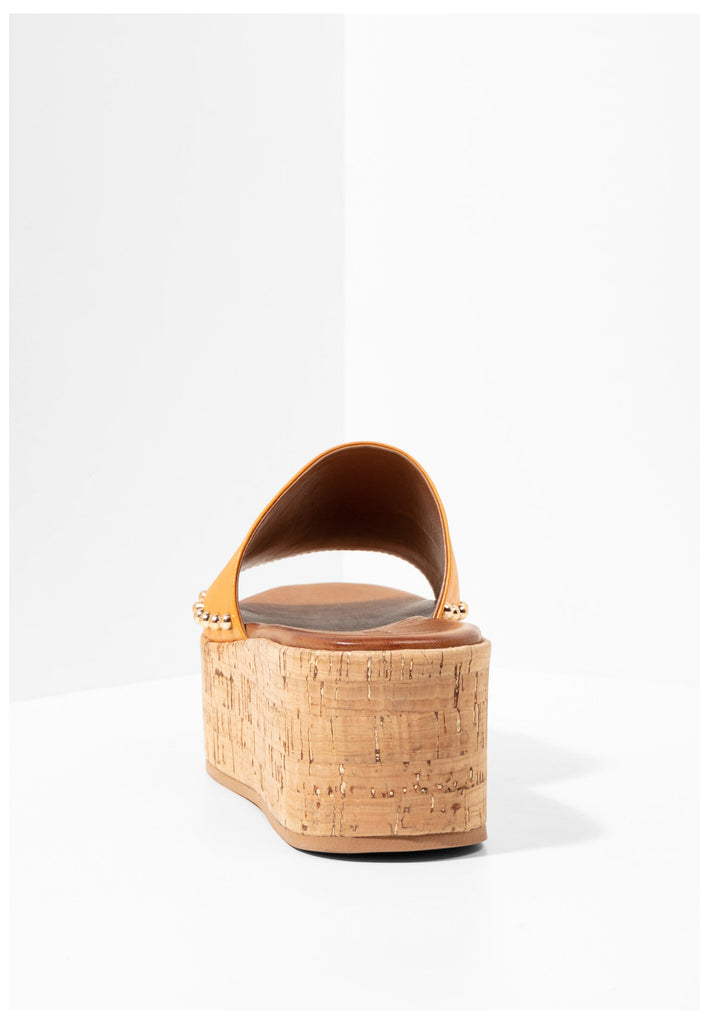 Inuovo Pantoletten Leder Orange - surf4shoes