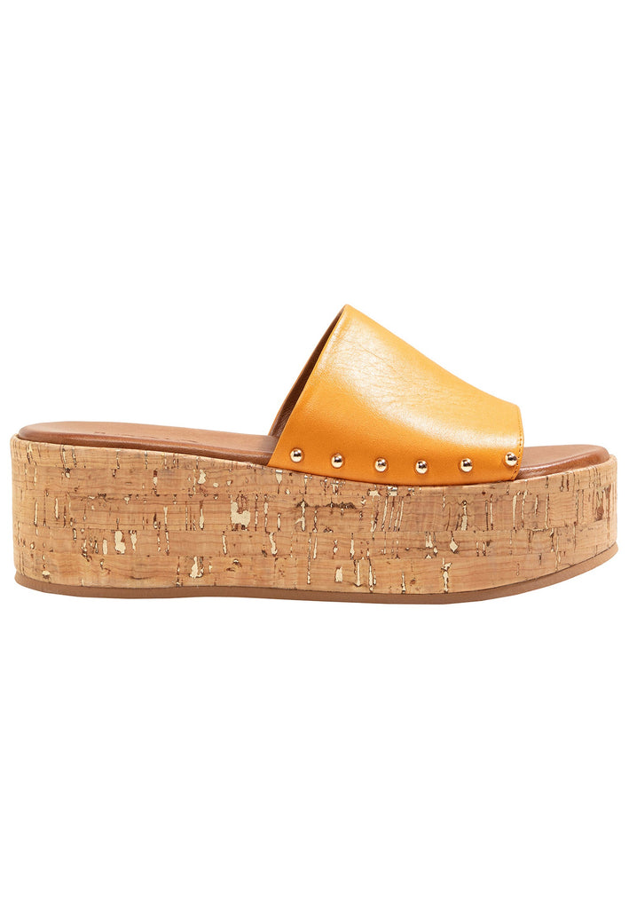 Inuovo Pantoletten Leder Orange - surf4shoes
