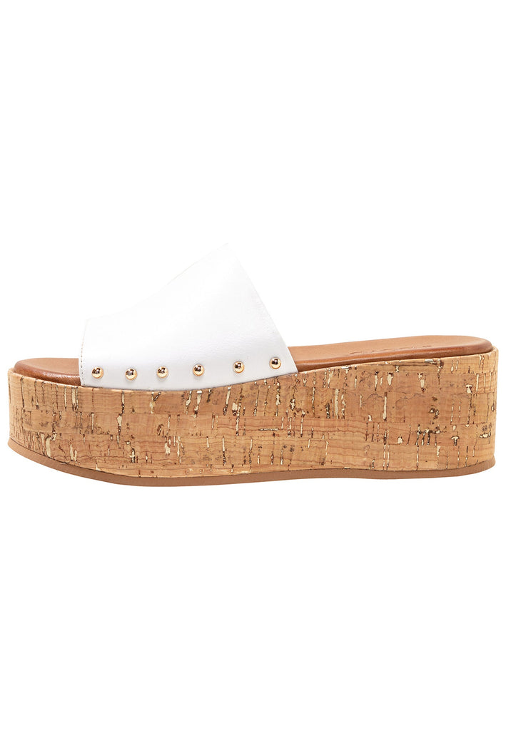 Inuovo Pantoletten Leder White - surf4shoes