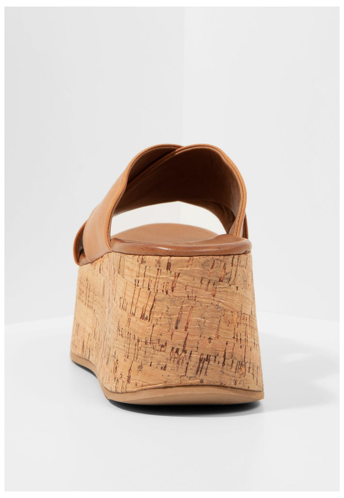 Inuovo Pantoletten Leder Mittelbraun - surf4shoes