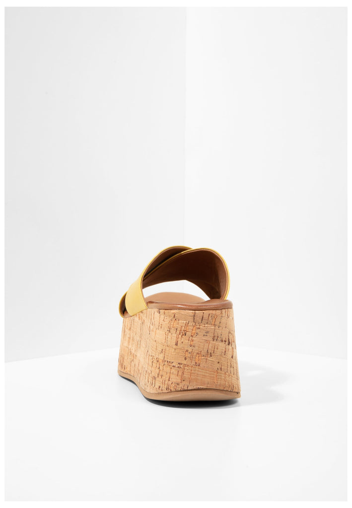 Inuovo Pantoletten Leder Yellow - surf4shoes