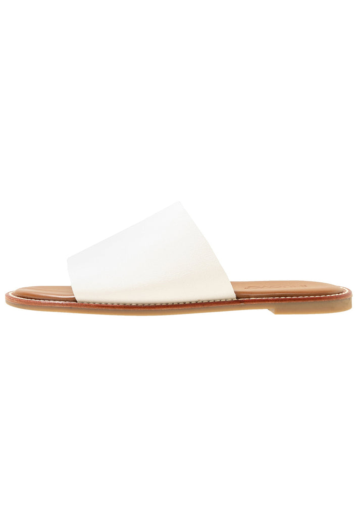 Inuovo Pantoletten Leder Beige - surf4shoes