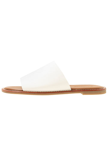 Inuovo Pantoletten Leder Beige - surf4shoes