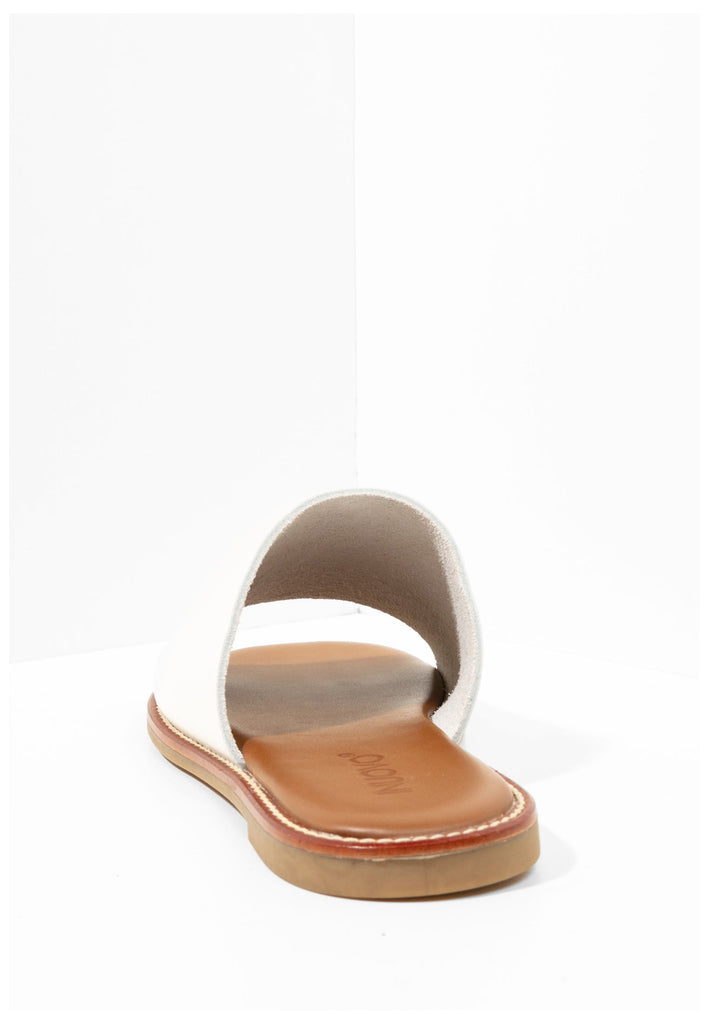Inuovo Pantoletten Leder Beige - surf4shoes