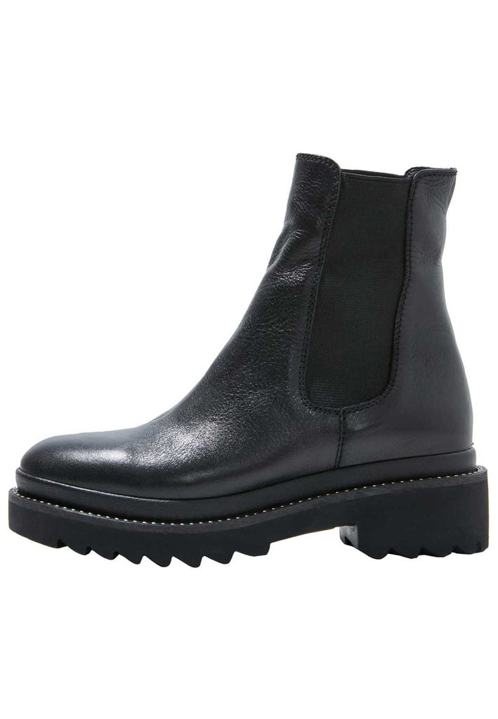 Inuovo Stiefelette Leder Schwarz - surf4shoes