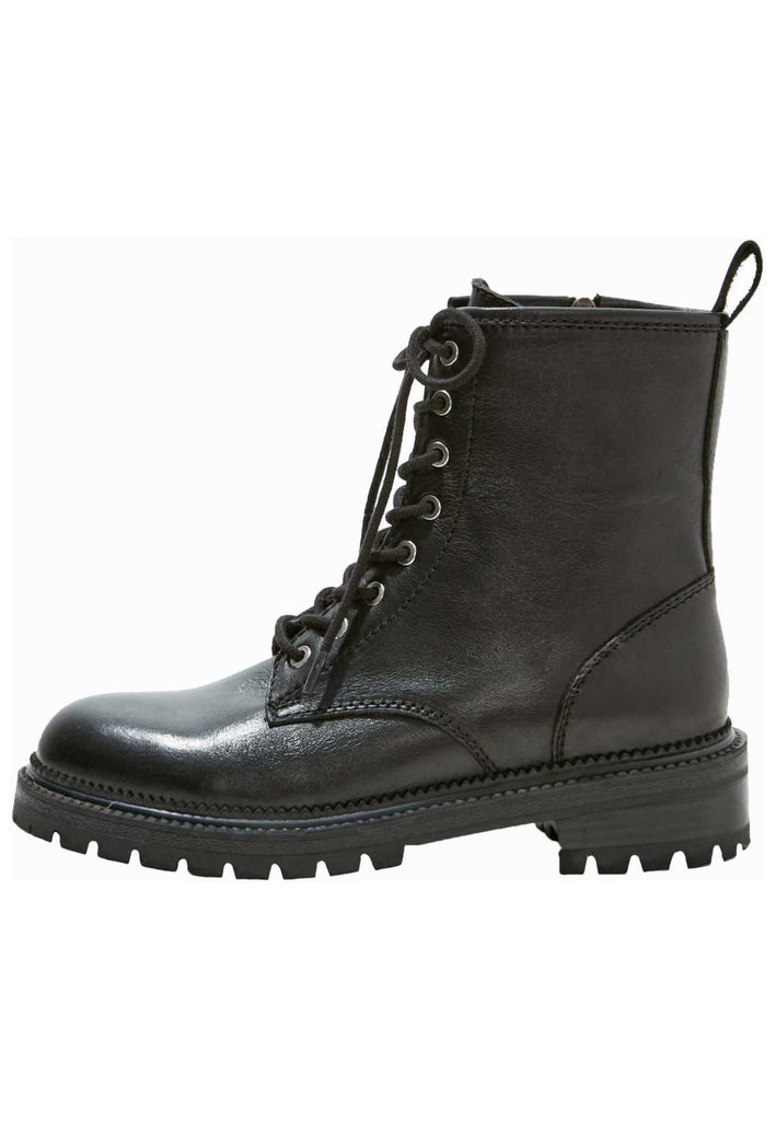 Inuovo Stiefelette Leder Schwarz - surf4shoes