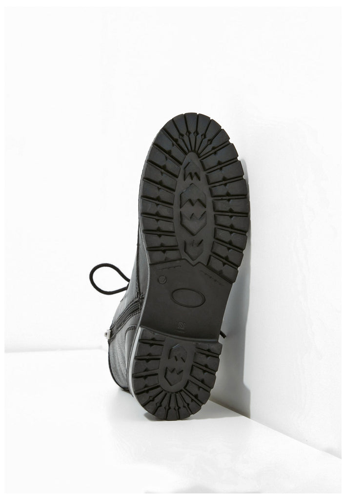 Inuovo Stiefelette Leder Schwarz - surf4shoes