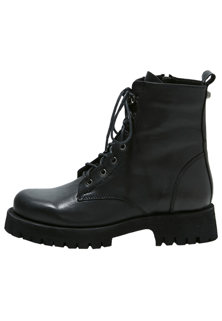 Inuovo Stiefelette Leder Schwarz - surf4shoes