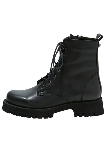 Inuovo Stiefelette Leder Schwarz - surf4shoes