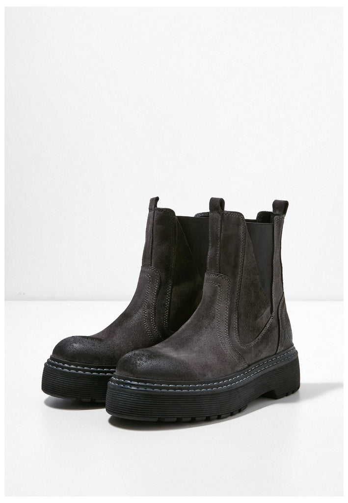 Inuovo Stiefelette Veloursleder Graphite - surf4shoes