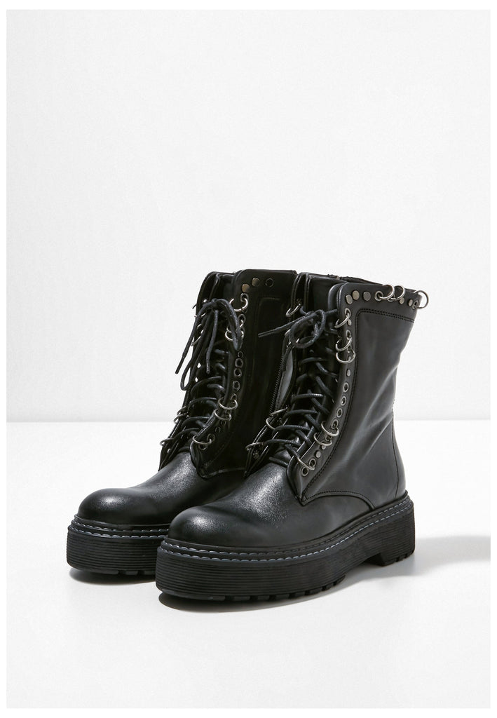 Inuovo Stiefelette Veloursleder Black - surf4shoes