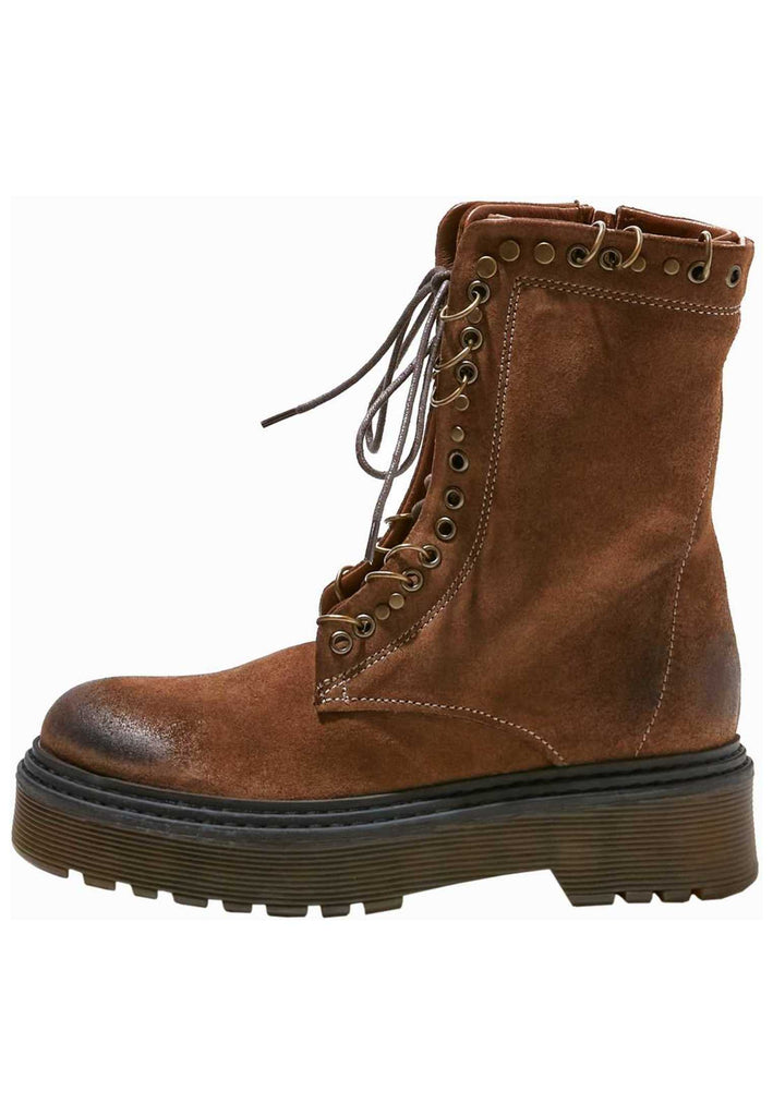 Inuovo Stiefelette Veloursleder Braun - surf4shoes