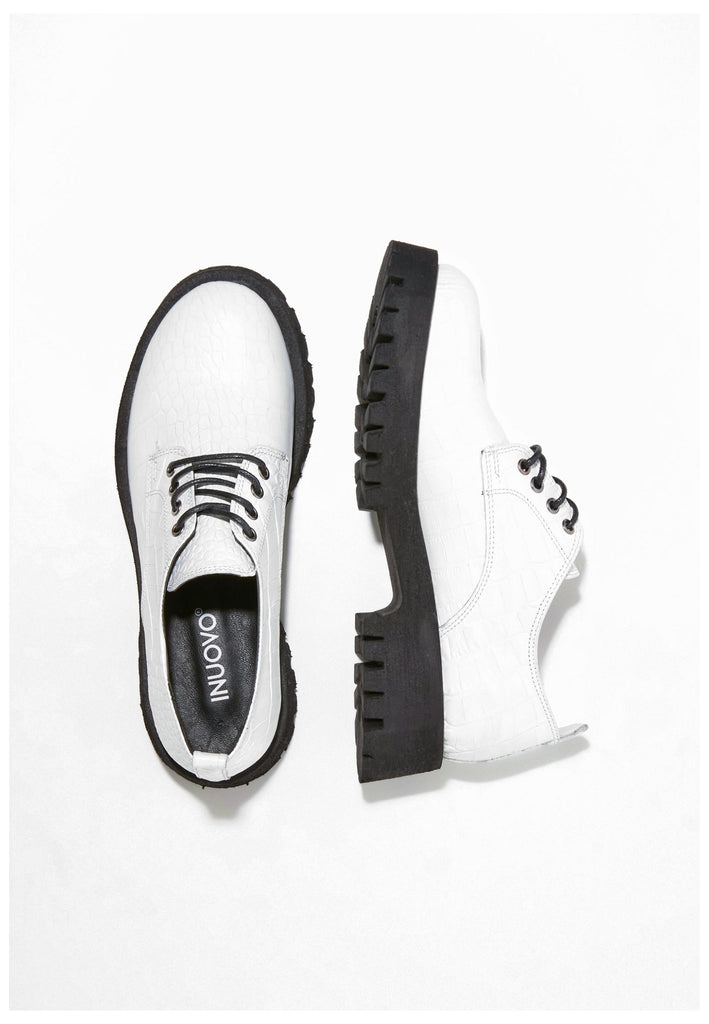 Inuovo Halbschuhe Leder White - surf4shoes