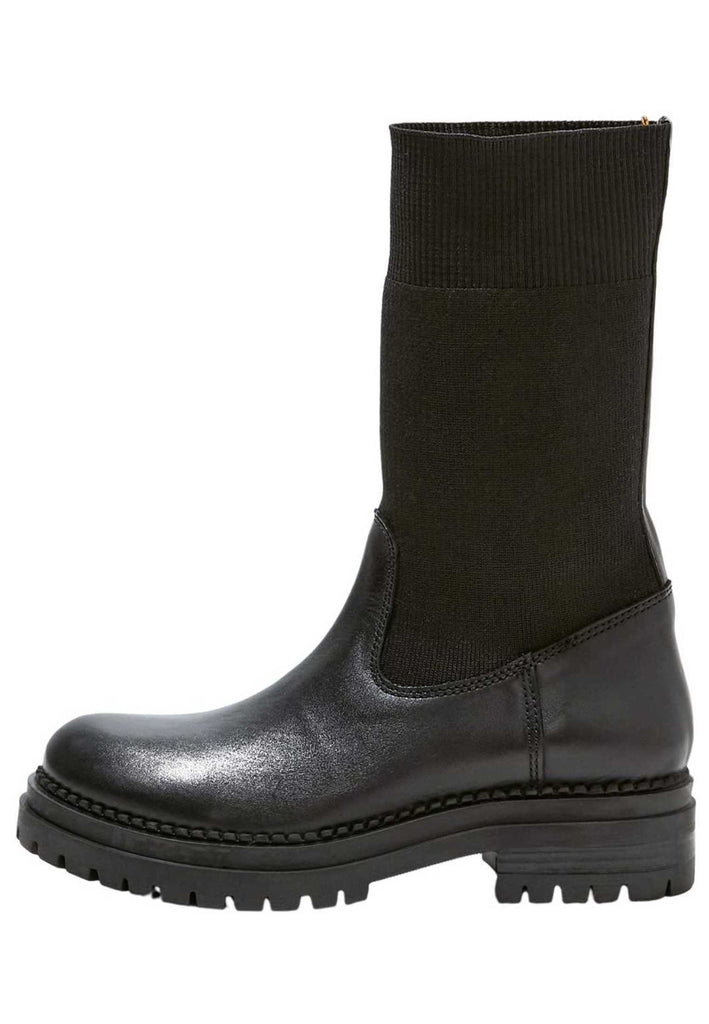 Inuovo Stiefelette Leder/Textil Black - surf4shoes