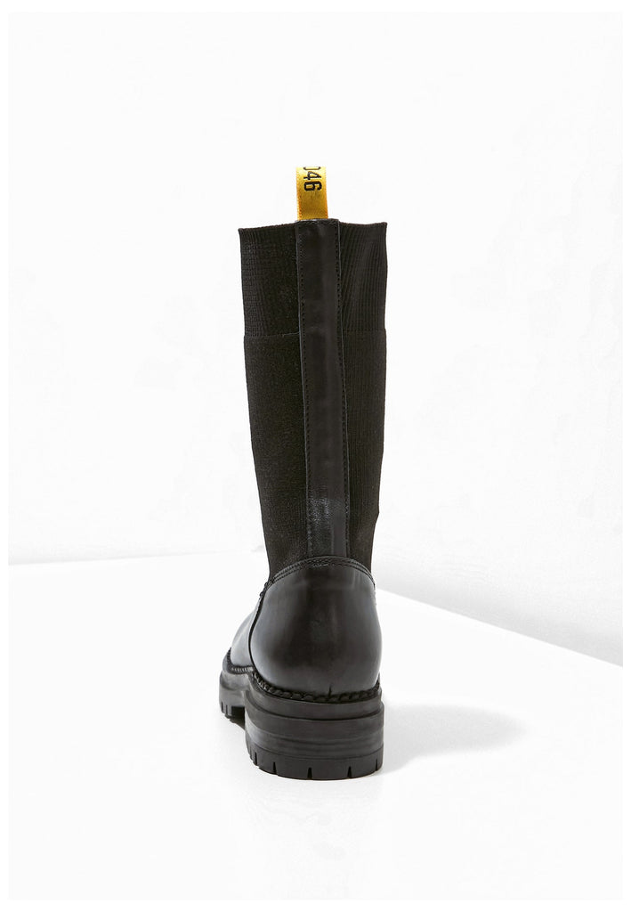 Inuovo Stiefelette Leder/Textil Black - surf4shoes