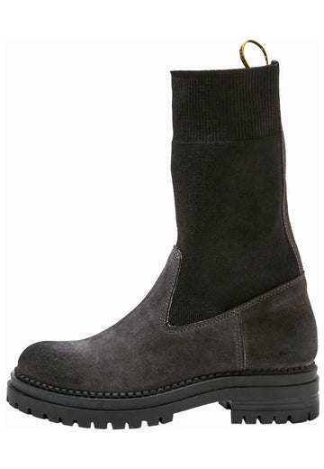 Inuovo Stiefelette Leder/Textil Graphite - surf4shoes