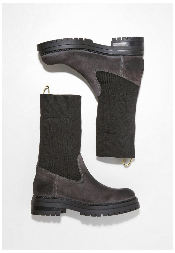 Inuovo Stiefelette Leder/Textil Graphite - surf4shoes