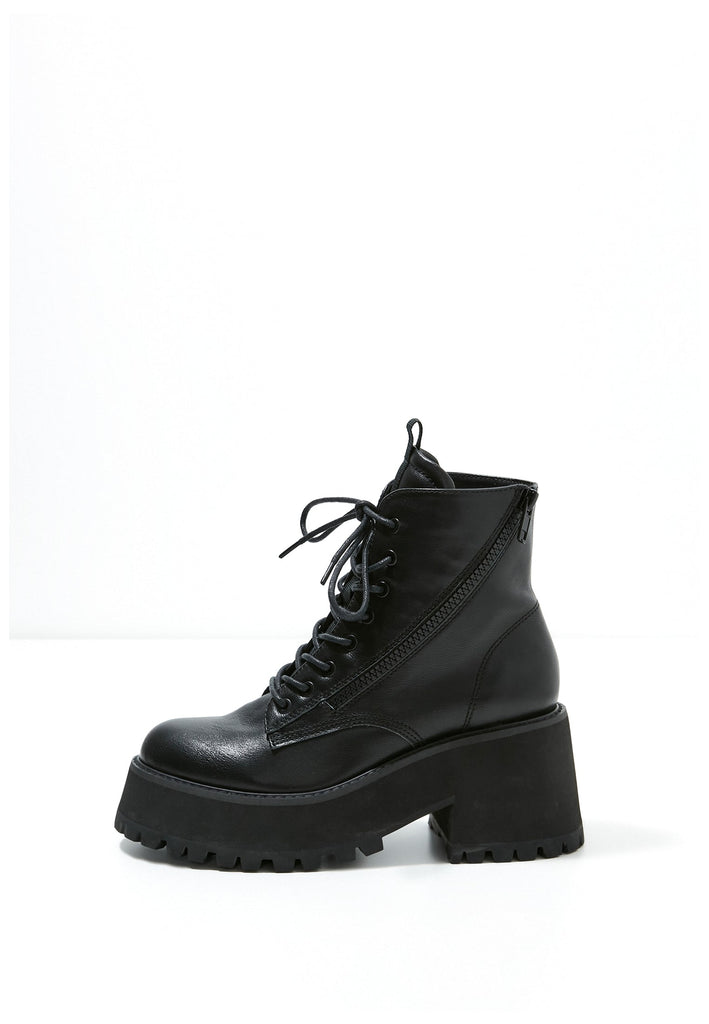 Inuovo Stiefelette Leder Schwarz - surf4shoes