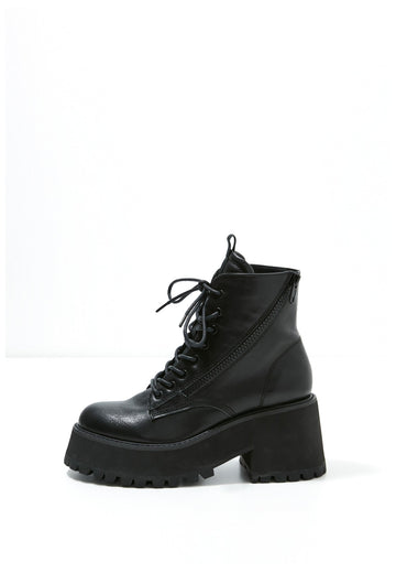 Inuovo Stiefelette Leder Schwarz - surf4shoes