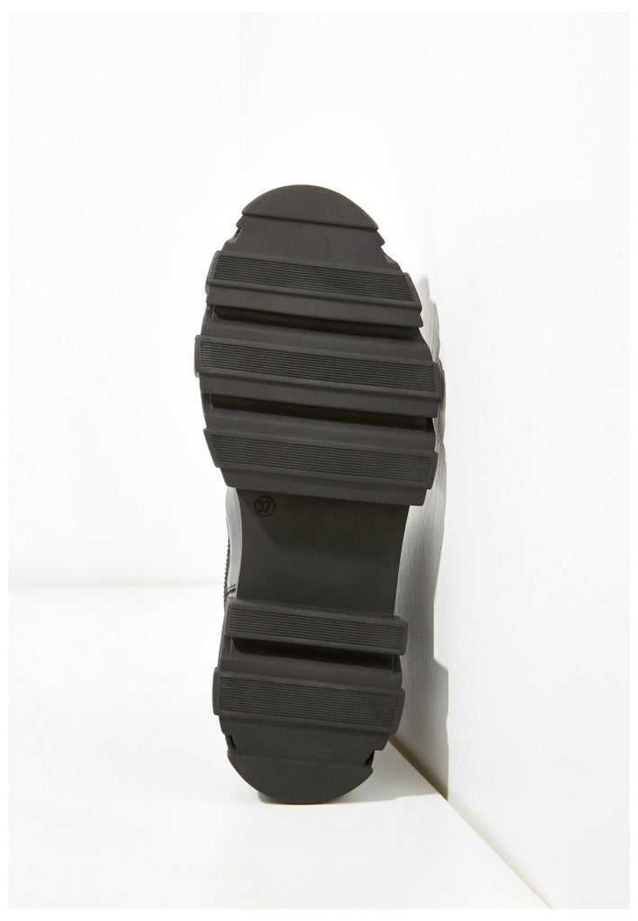 Inuovo Stiefelette Leder/Textil Schwarz - surf4shoes