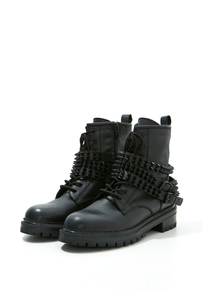 Inuovo Stiefelette Leder Schwarz - surf4shoes