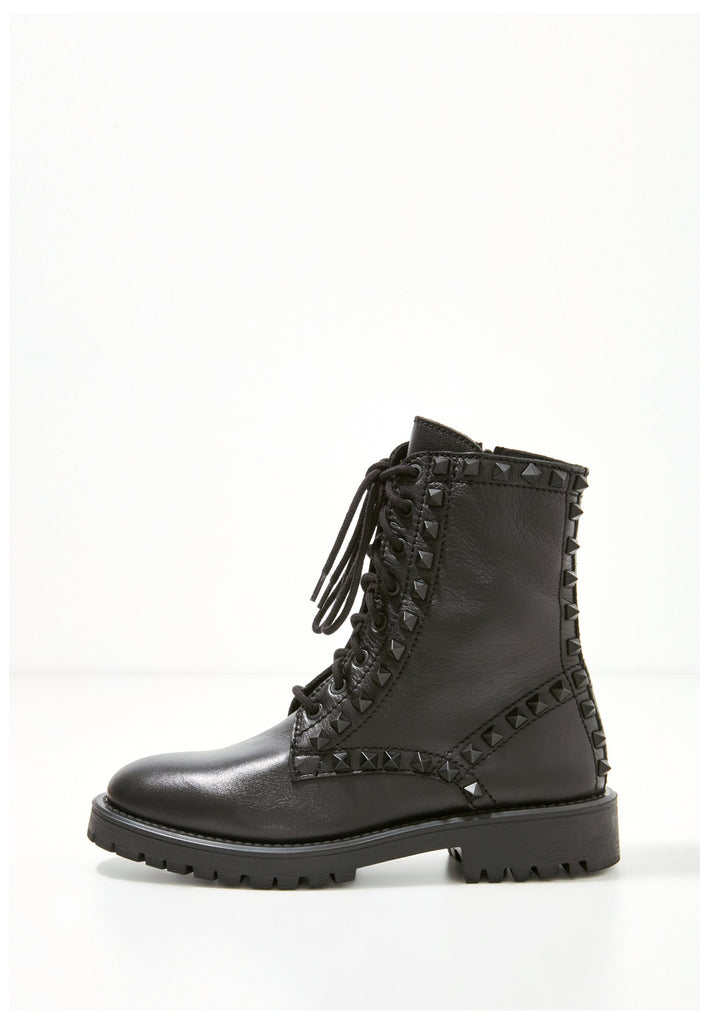 Inuovo Stiefelette Leder Schwarz - surf4shoes