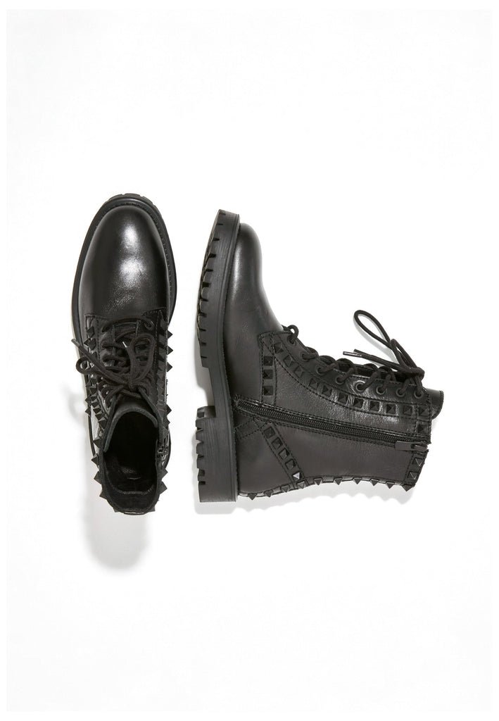 Inuovo Stiefelette Leder Schwarz - surf4shoes