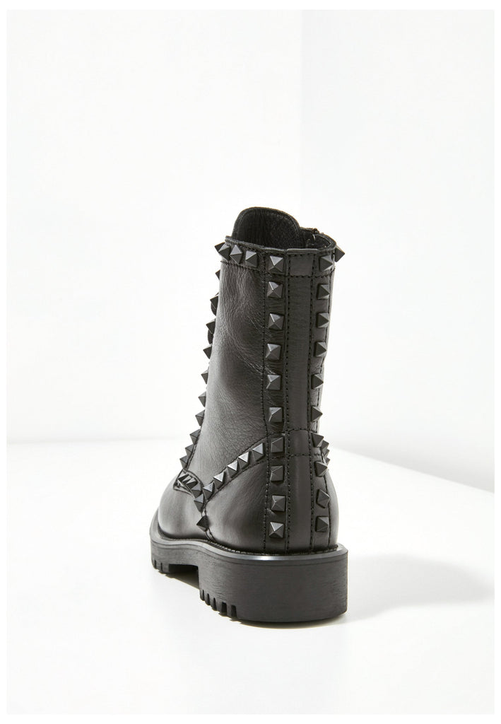 Inuovo Stiefelette Leder Schwarz - surf4shoes