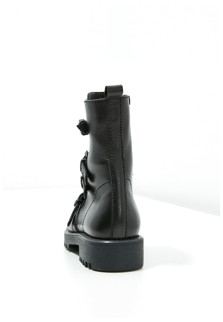 Inuovo Stiefelette Leder Schwarz - surf4shoes