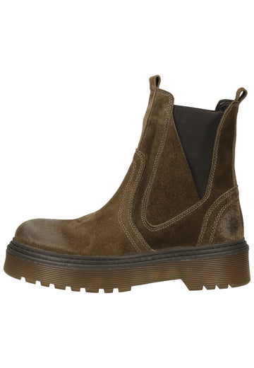 Inuovo Stiefelette Veloursleder Khaki - surf4shoes