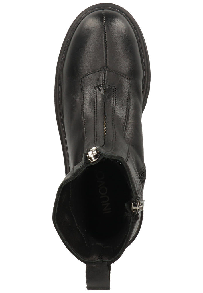 Inuovo Stiefelette Leder Schwarz - surf4shoes