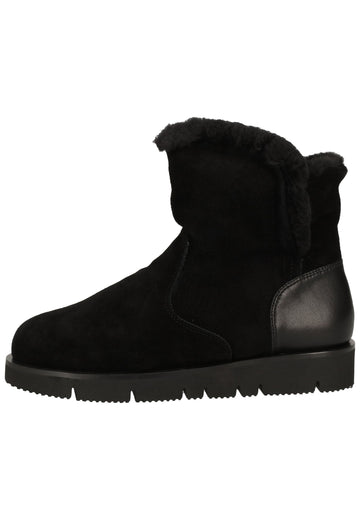 Inuovo Stiefelette Veloursleder Schwarz Warmfutter - surf4shoes
