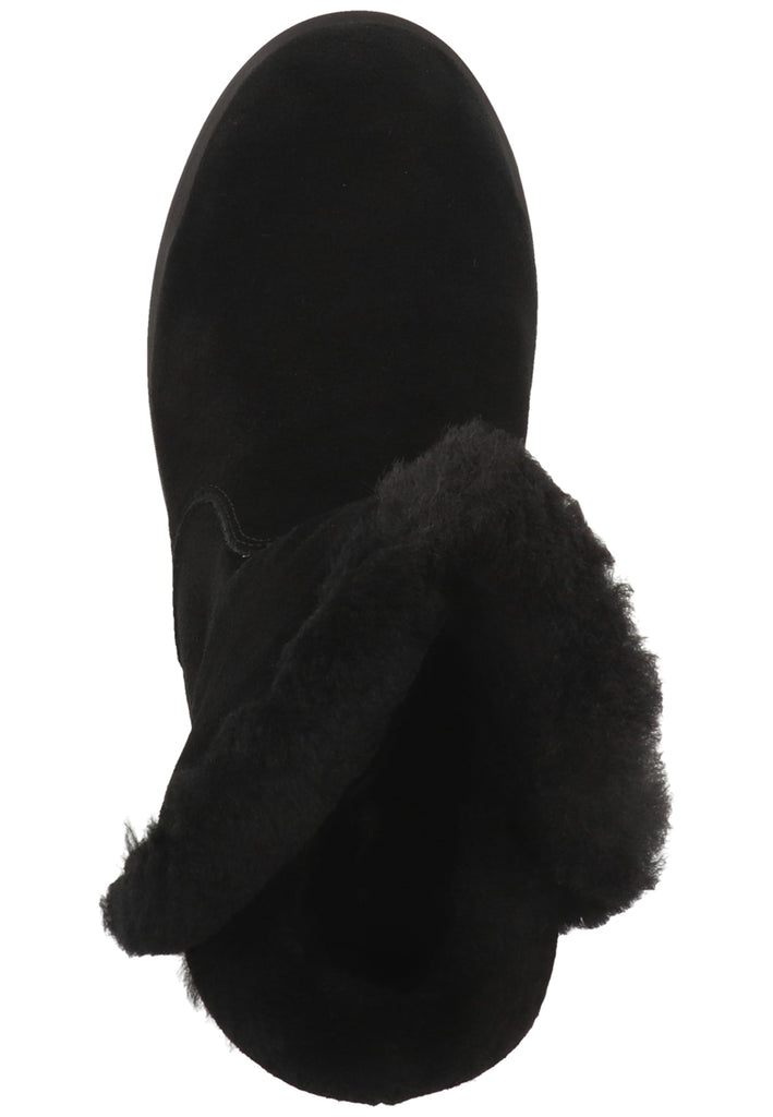 Inuovo Stiefelette Veloursleder Schwarz Warmfutter - surf4shoes