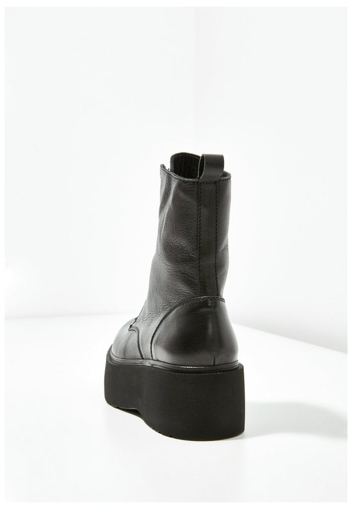 Inuovo Stiefelette Leder Schwarz - surf4shoes